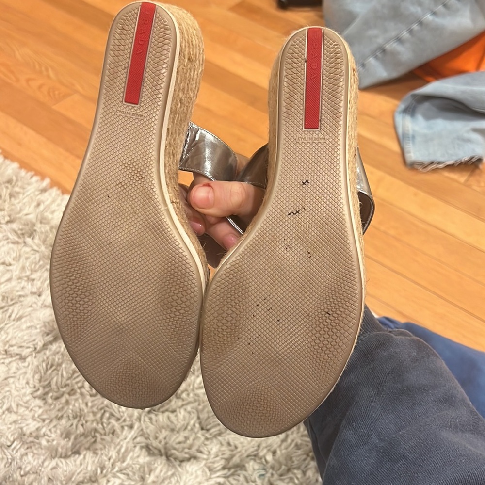 AUTHENTIC PRADA WEDGES - Picture 5 of 6